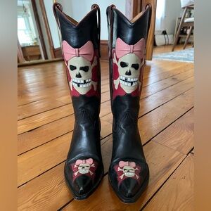 Liberty Boot Co Brody Rocks Festival Cowboy Boot size 7.5